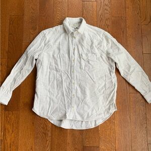 Madewell plain flannel shirt, Small